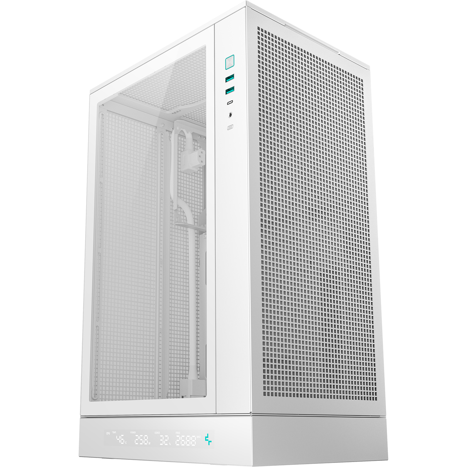 Корпус DEEPCOOL CH270 Digital White (R-CH270-WHNDM0-G-1)