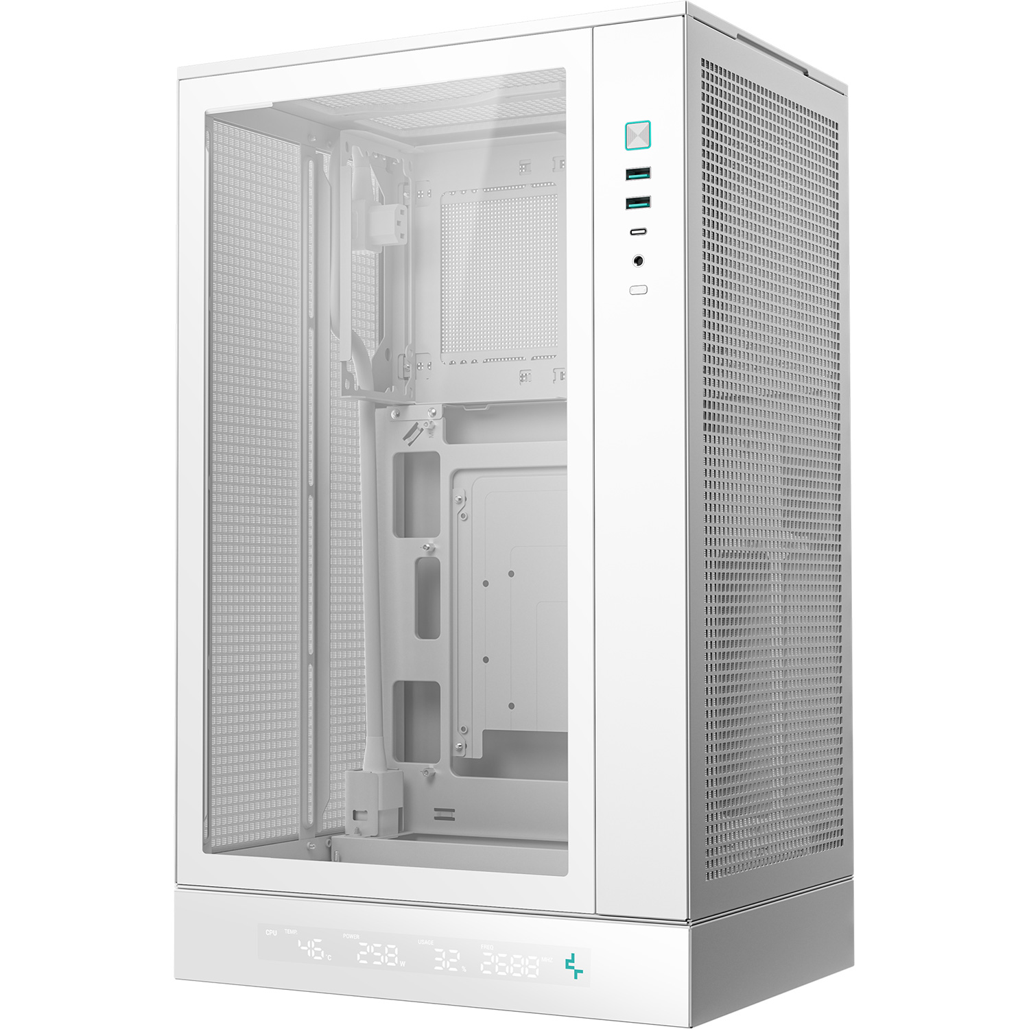 Корпус DEEPCOOL CH270 Digital White (R-CH270-WHNDM0-G-1)