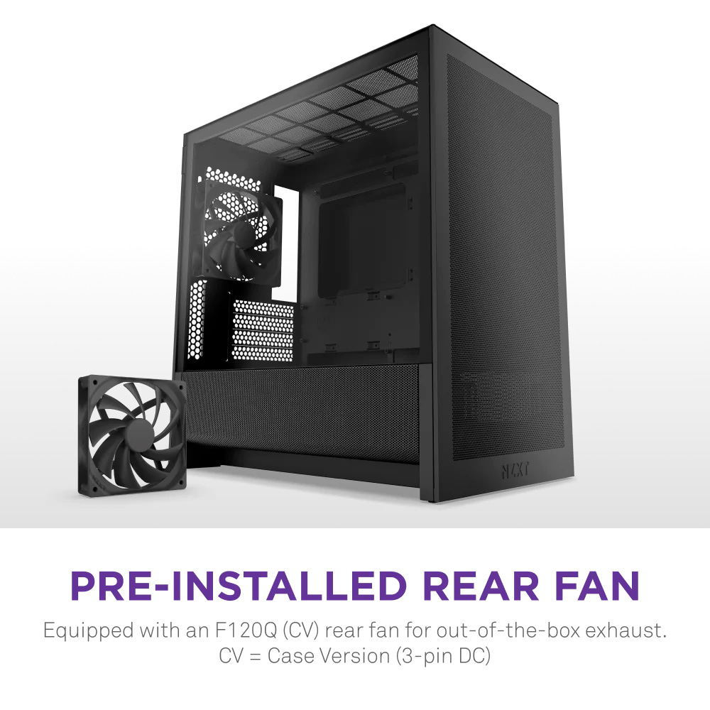 Корпус NZXT H3 Flow Black (CC-H31FB-01)