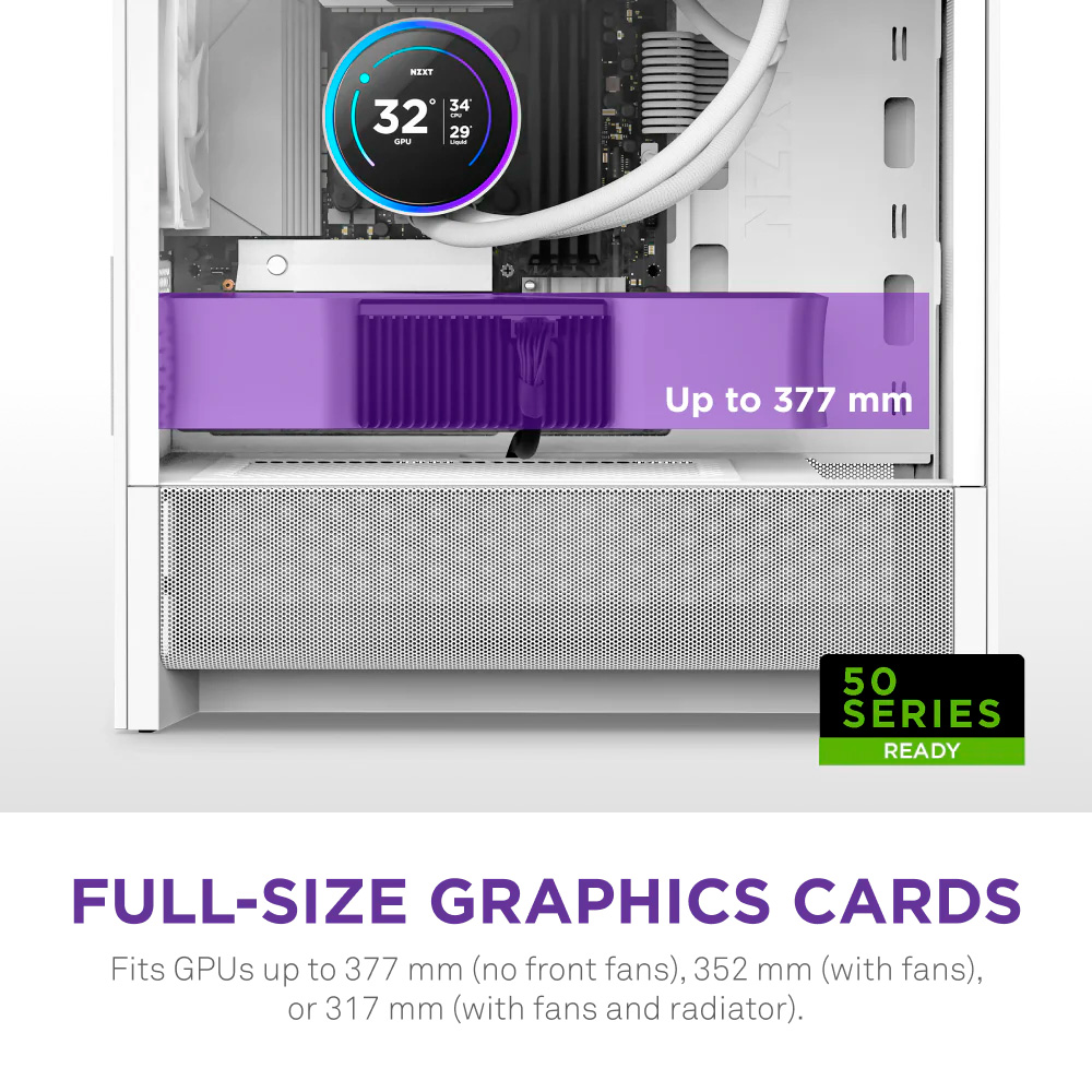 Корпус NZXT H3 Flow White (CC-H31FW-01)