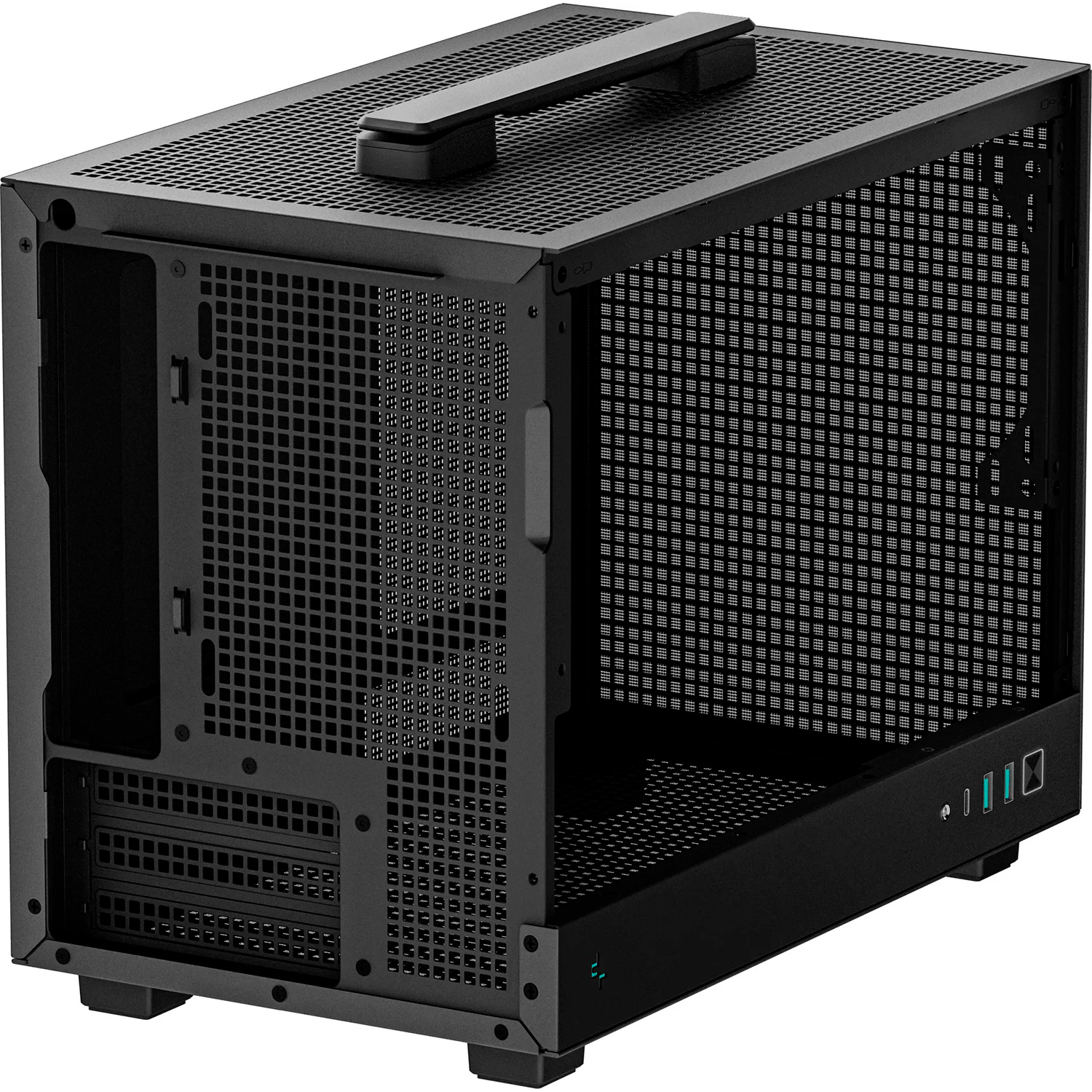 Корпус DEEPCOOL CH160 Mesh Black (R-CH160-BKNMI0-G-1)