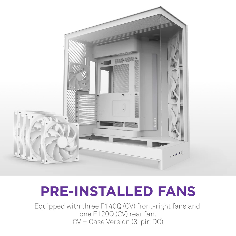 Корпус NZXT H9 Flow White (CM-H92FW-01)