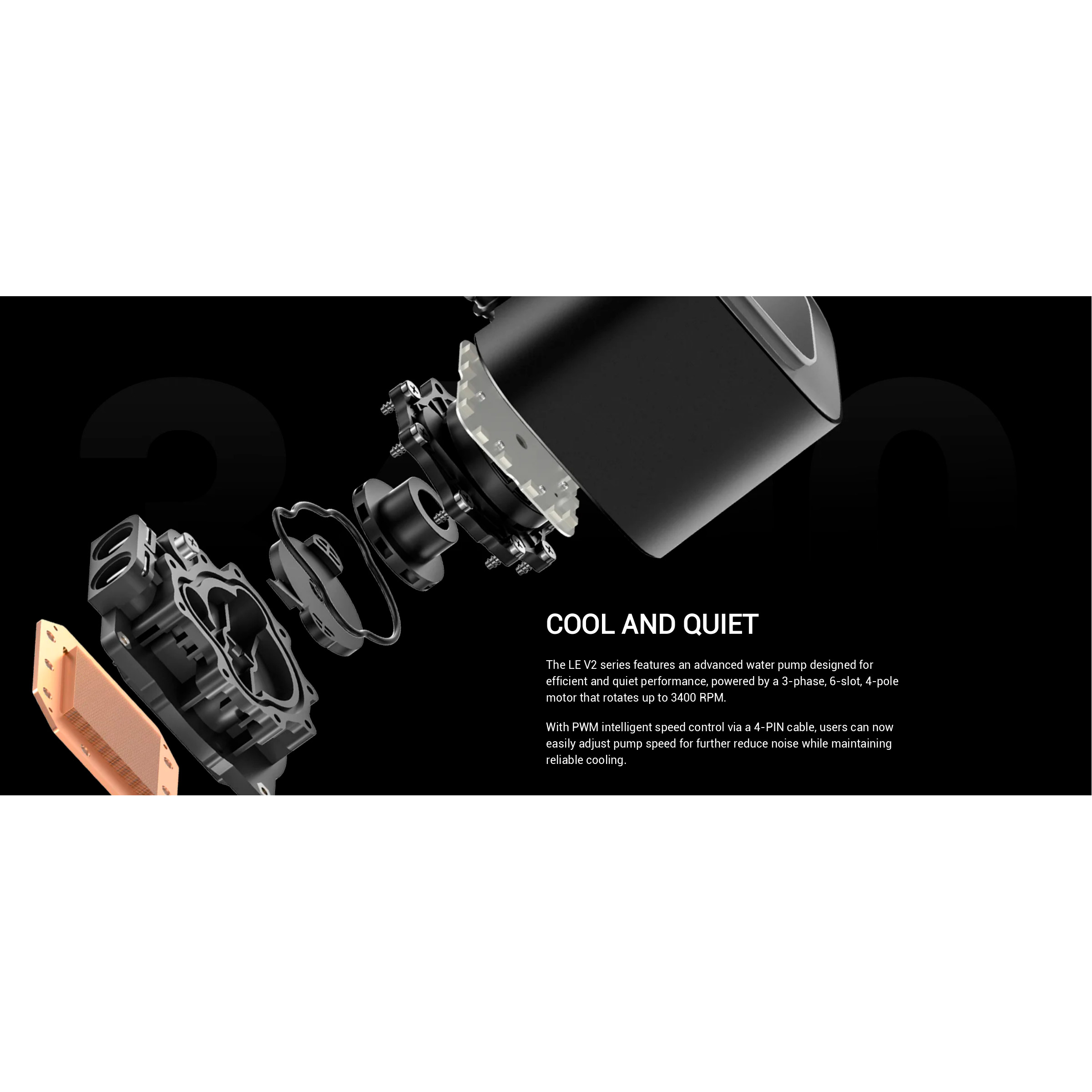 Система водяного охлаждения DEEPCOOL LE240 V2 Black (R-LE240-BKAMMC-G-2)