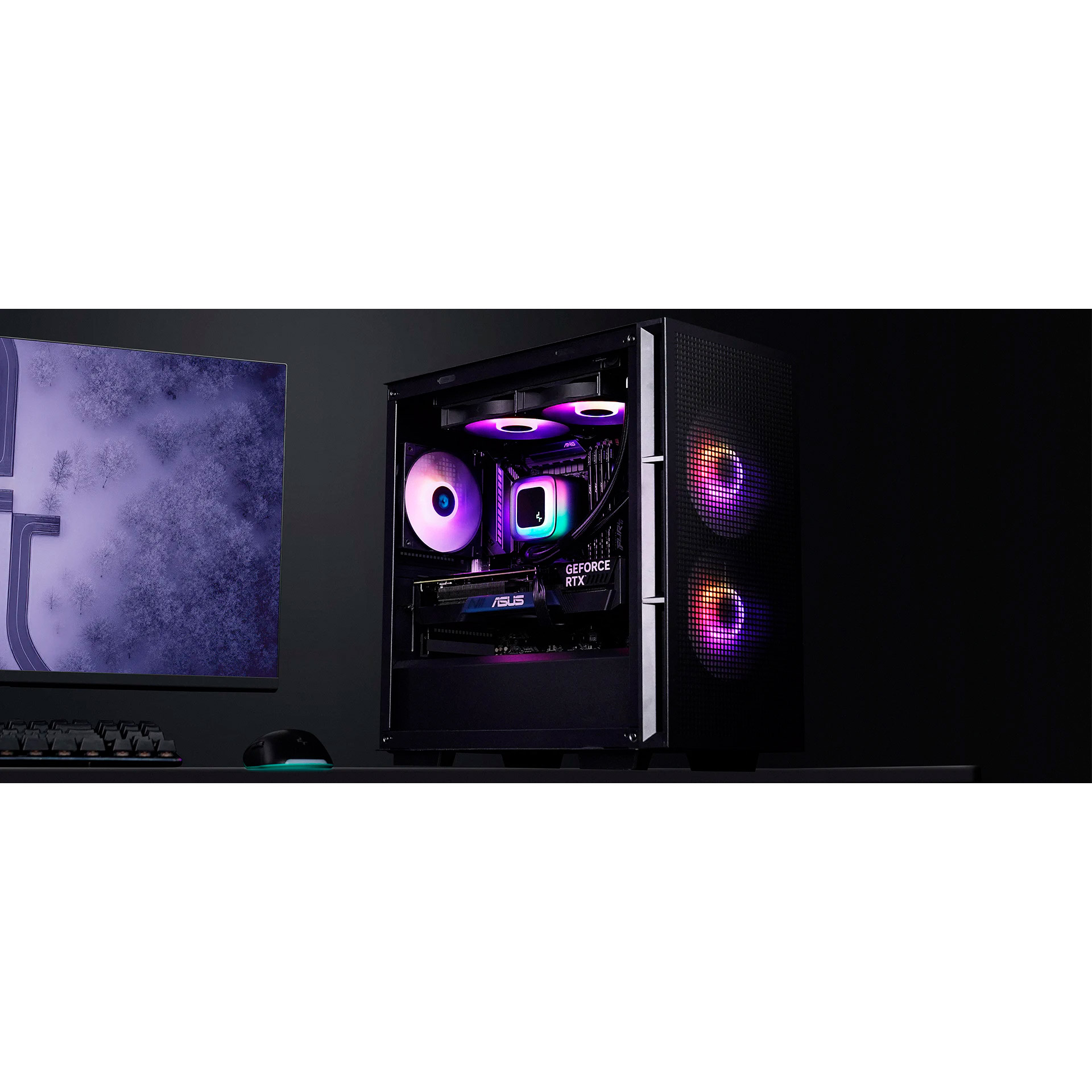 Система водяного охлаждения DEEPCOOL LE240 V2 Black (R-LE240-BKAMMC-G-2)
