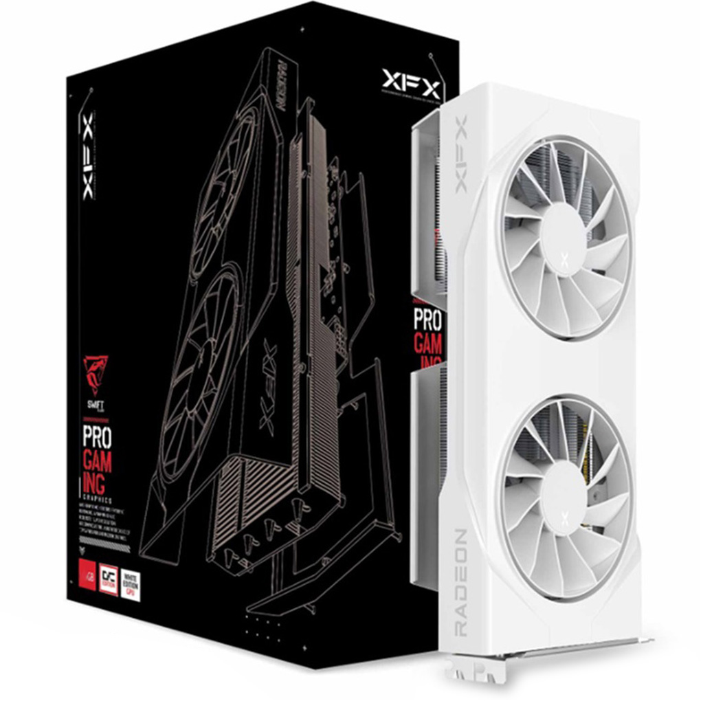 Відеокарта XFX Swift Radeon RX 9060 XT OC White Gaming Edition 8GB (RX-96TSW8GWQ)