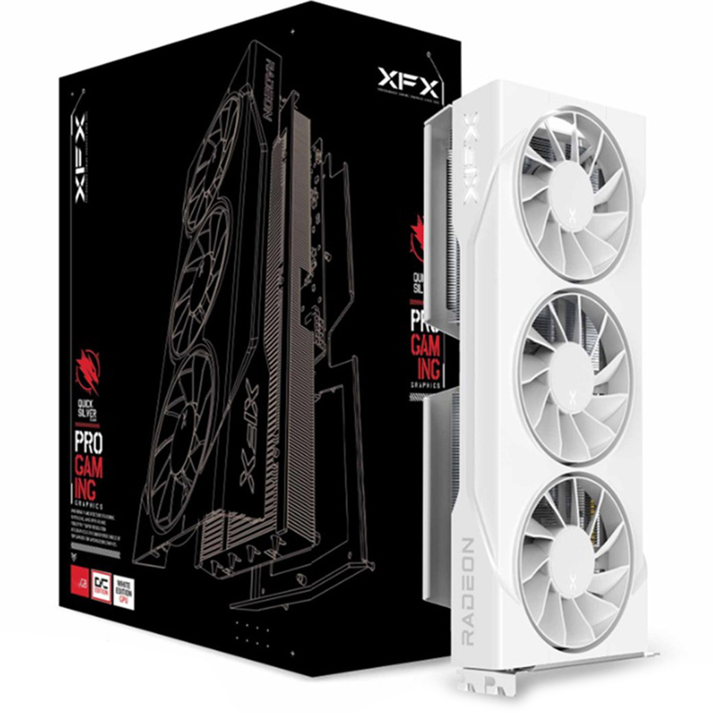 Відеокарта XFX Swift Radeon RX 9060 XT OC White Triple Fan Gaming Edition 16GB (RX-96TS316W7)