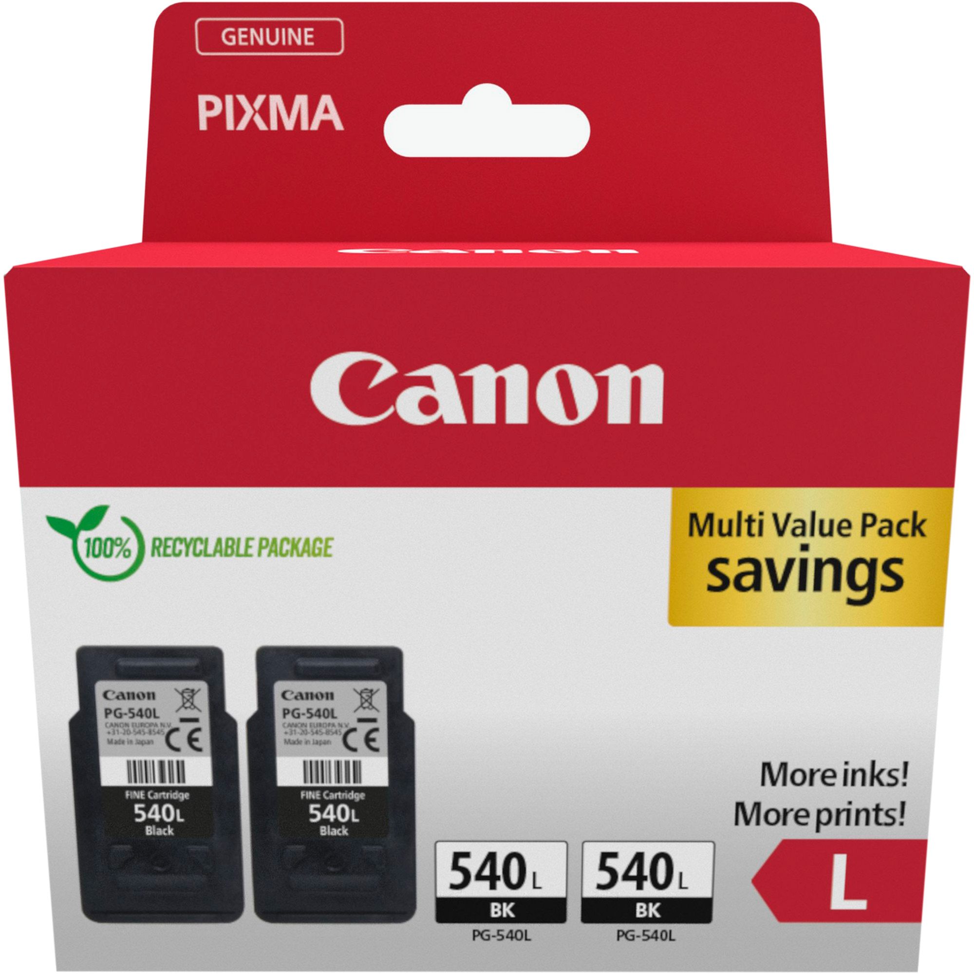 Картридж CANON PG-540L Double Pack, Black (5224B020)