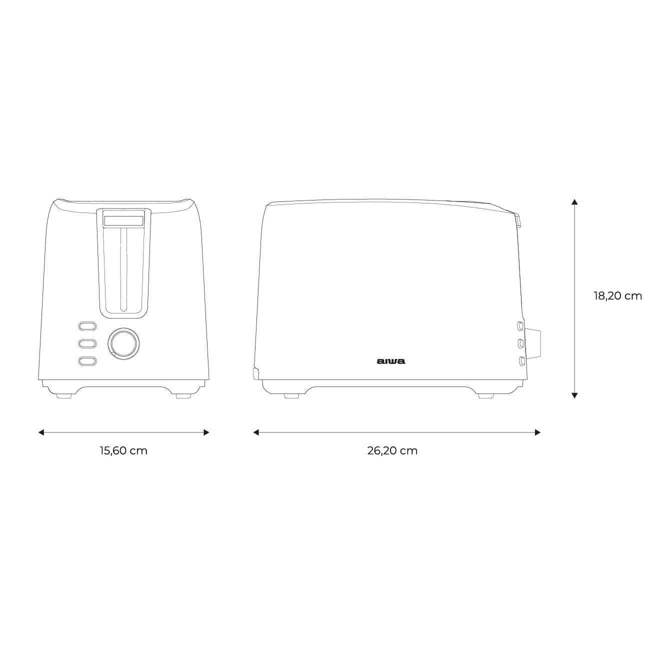 Тостер AIWA Asatan (ABT700)