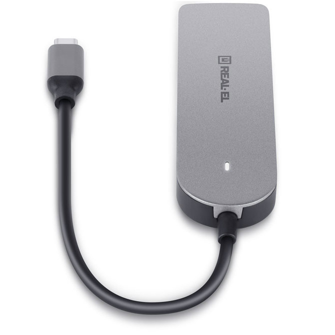 USB-хаб REAL-EL CQ-415 (EL123110001)