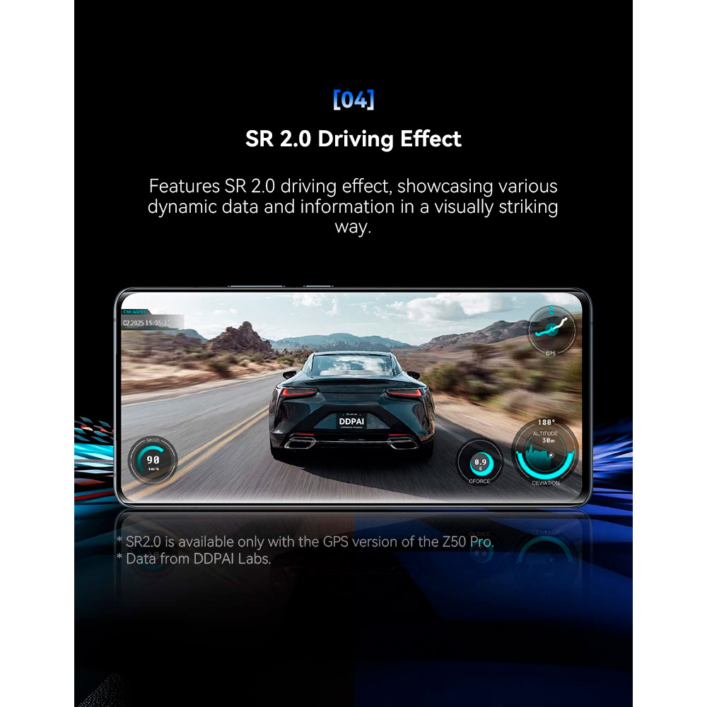 Автомобільний відеореєстратор DDPAI Z50 Pro GPS