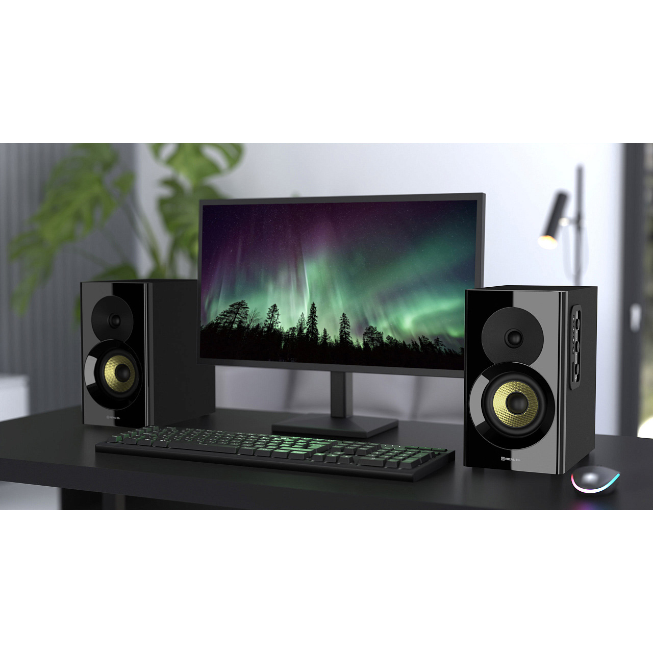 Акустична система REAL-EL S-470 Black