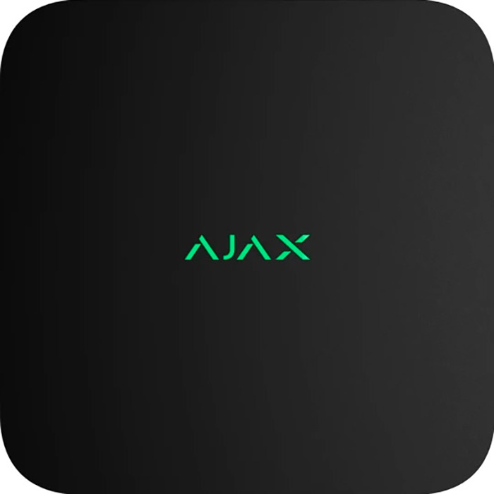 Відеореєстратор мережевий 16-канальний AJAX NVR DC 16-channel Black