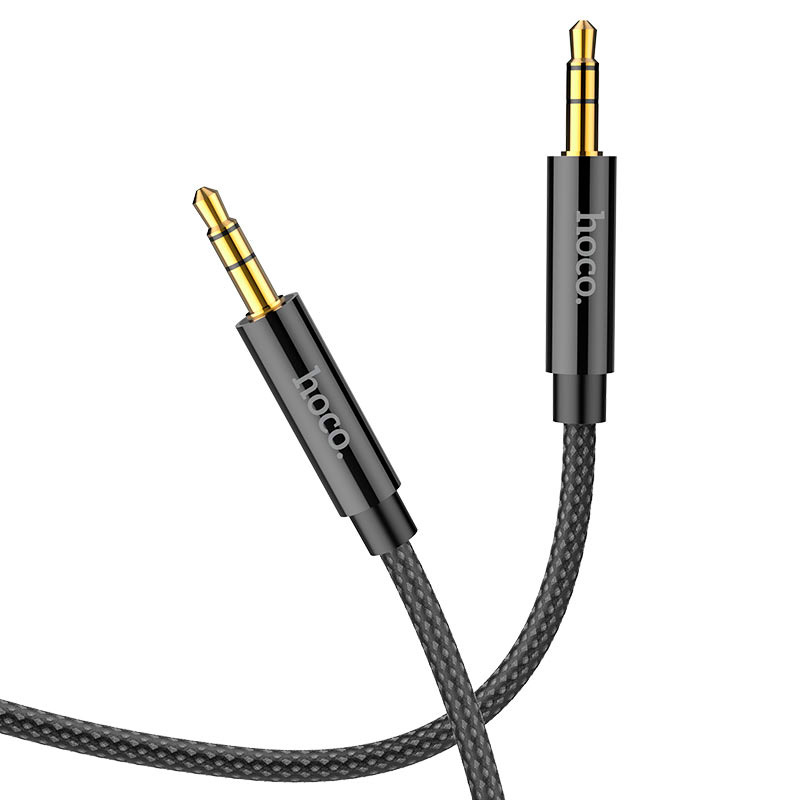 Кабель HOCO UPA19 mini-jack 3.5mm 2м Black