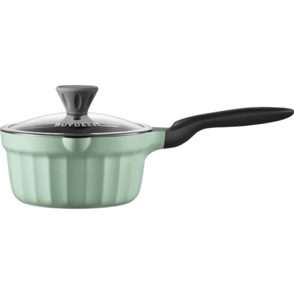 Ківш з кришкою BUYDEEM CP141 Cozy Greenish 18см 1.8л