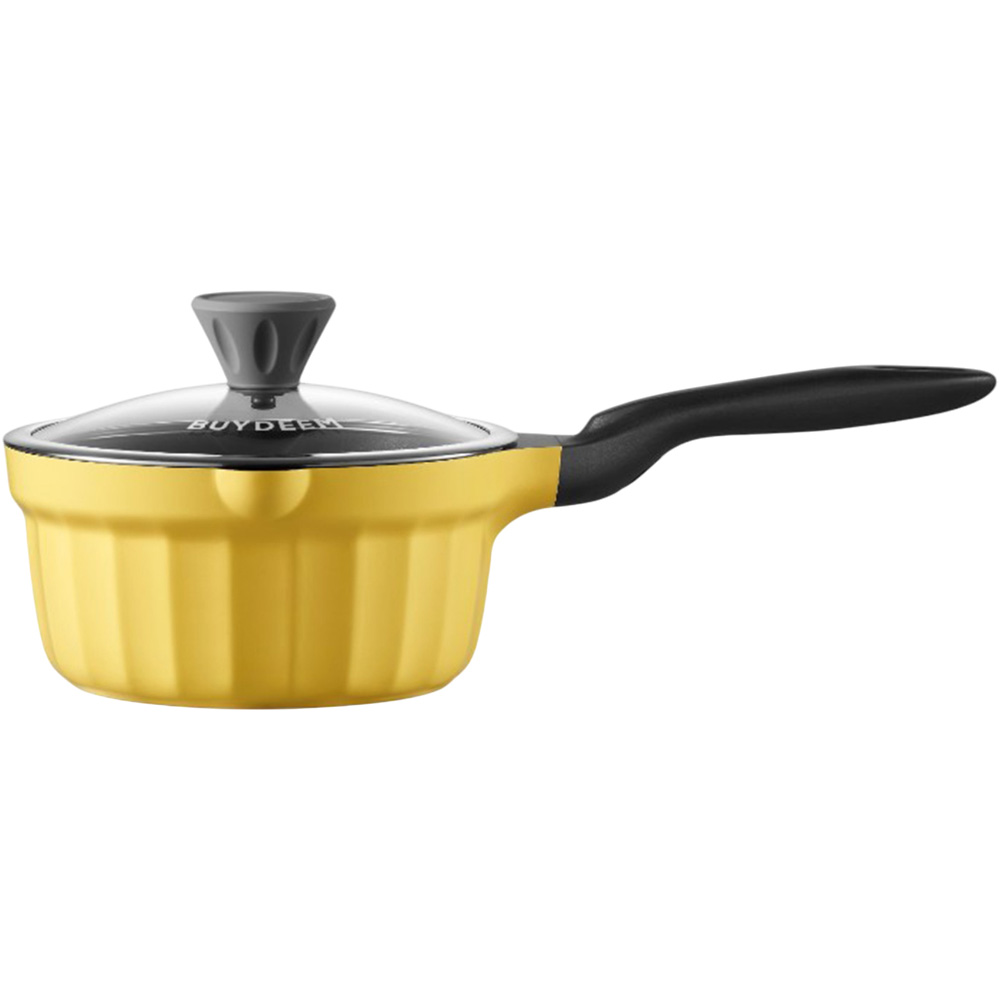 Ківш з кришкою BUYDEEM CP141 Mellow Yellow 18см 1.8л