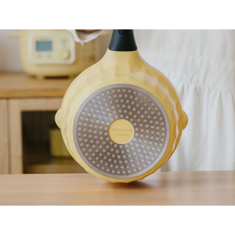 Ківш з кришкою BUYDEEM CP141 Mellow Yellow 18см 1.8л