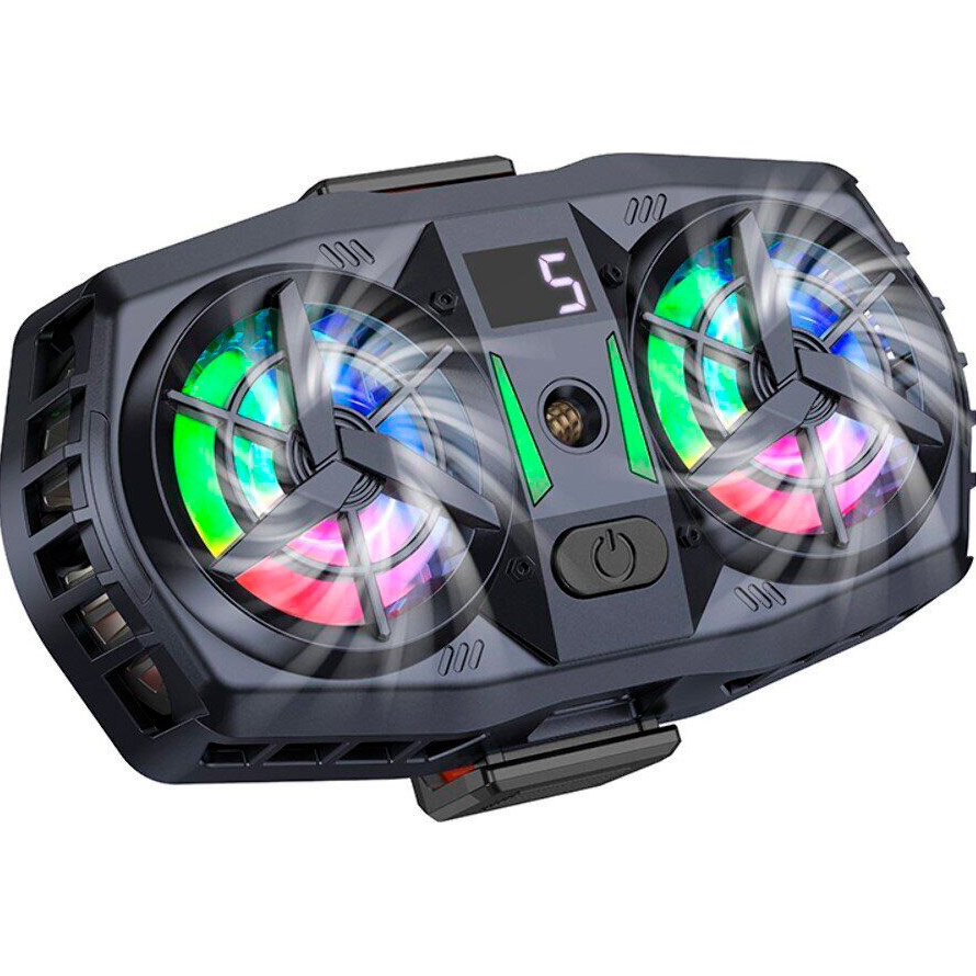 Кулер охолодження для смартфона HOCO GM36 Mustango Mobile Phone Dual Cooler Black