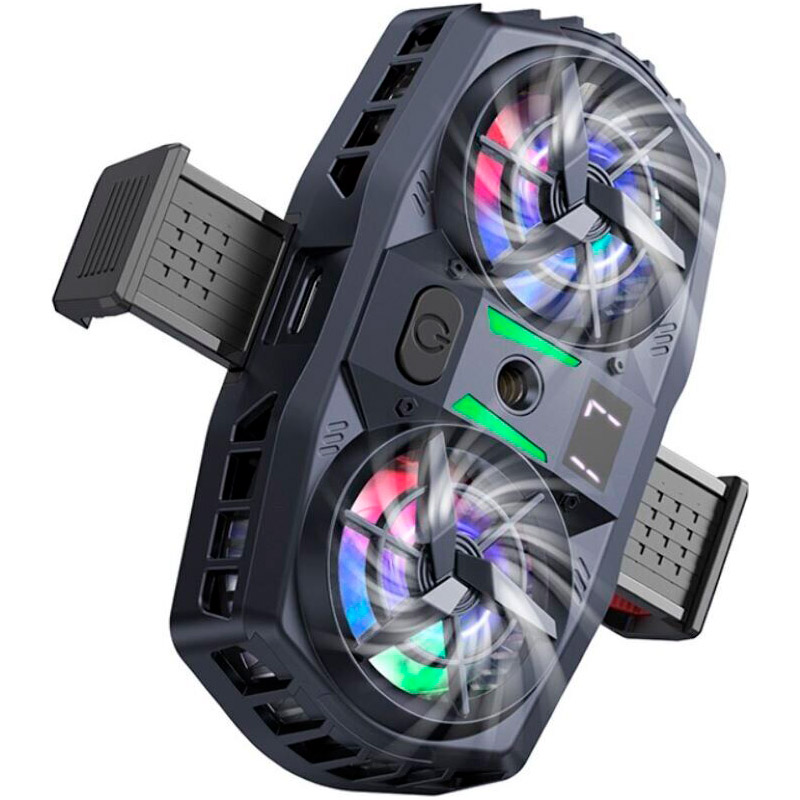 Кулер охолодження для смартфона HOCO GM36 Mustango Mobile Phone Dual Cooler Black
