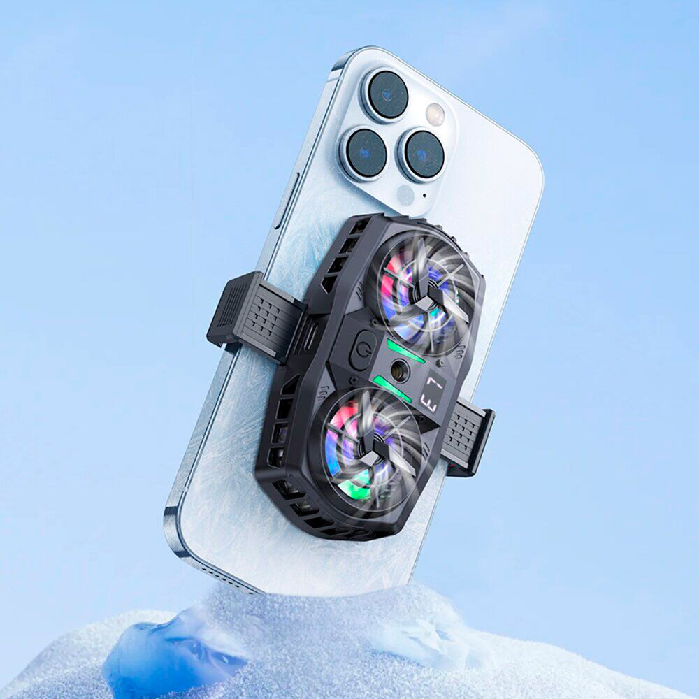 Кулер охолодження для смартфона HOCO GM36 Mustango Mobile Phone Dual Cooler Black