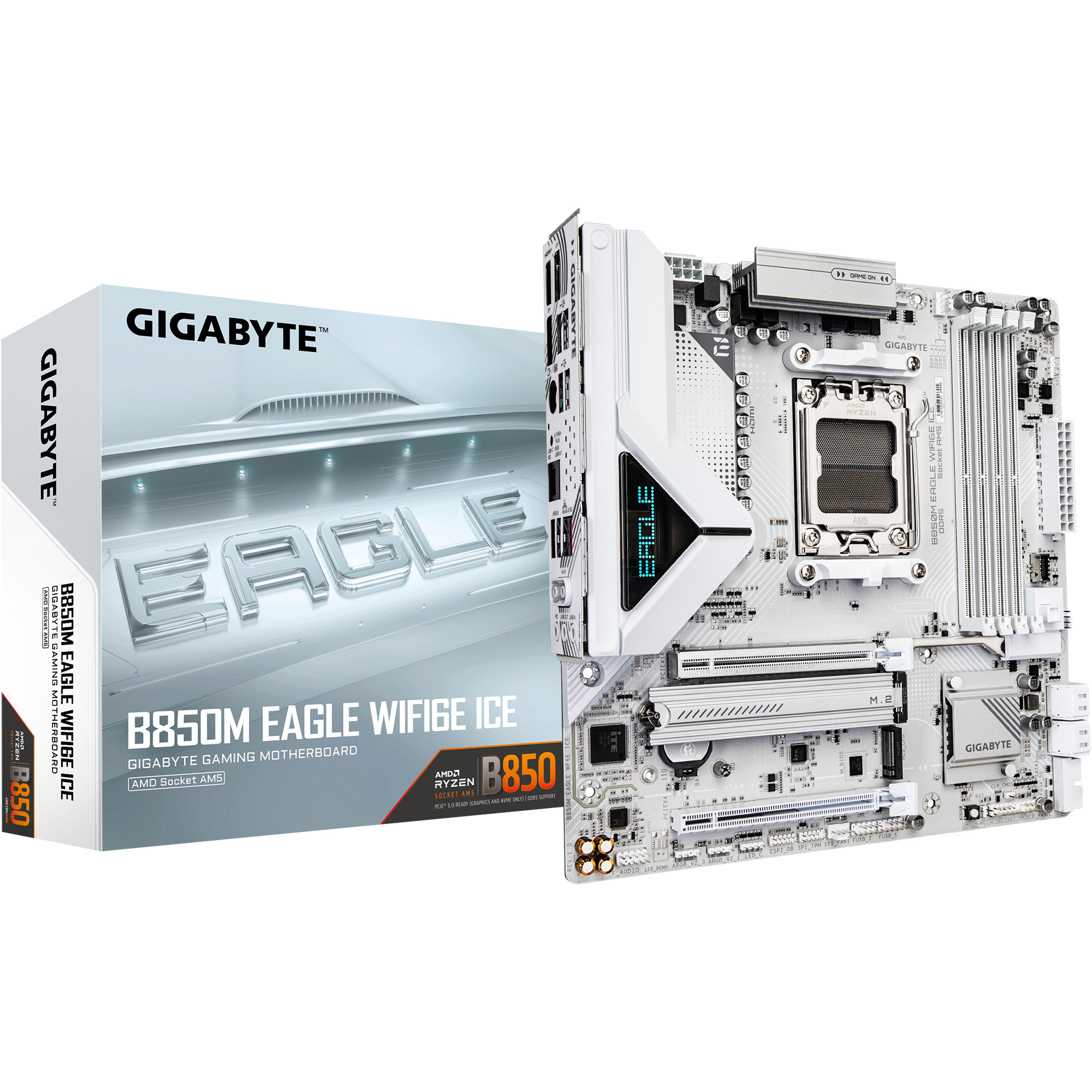 Материнская плата GIGABYTE B850M Eagle WiFi6E Ice