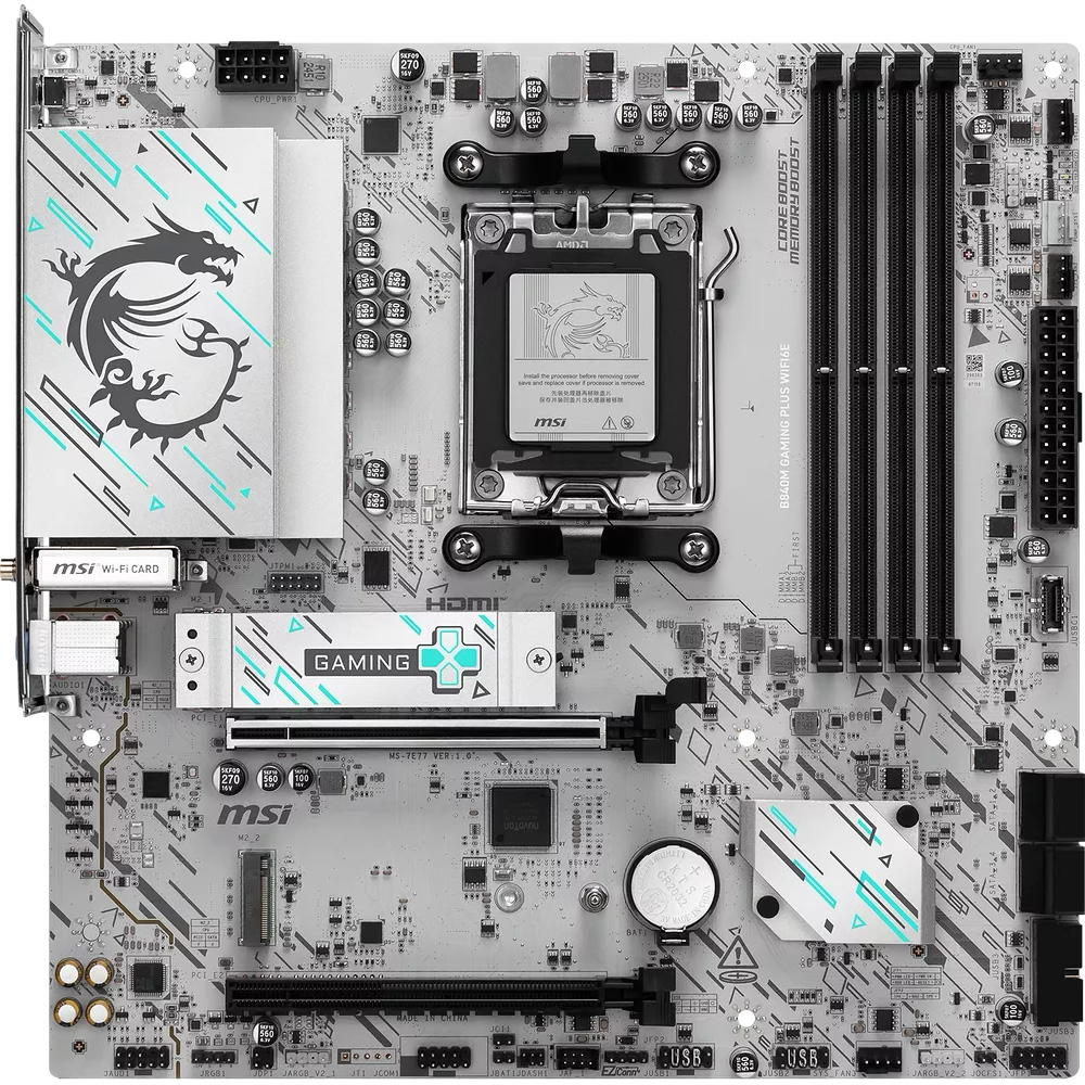 Материнская плата MSI B840M Gaming Plus WiFi6E