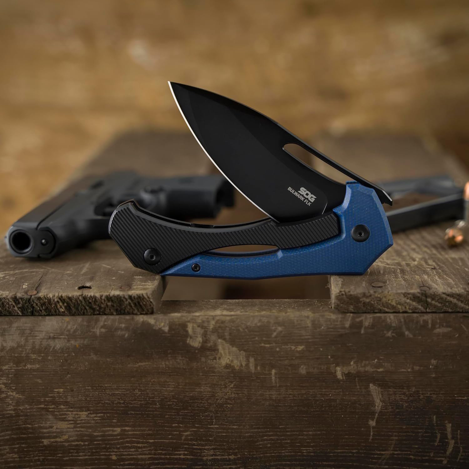 Складной нож SOG Bulwark FL Blue (14-24-01-57)