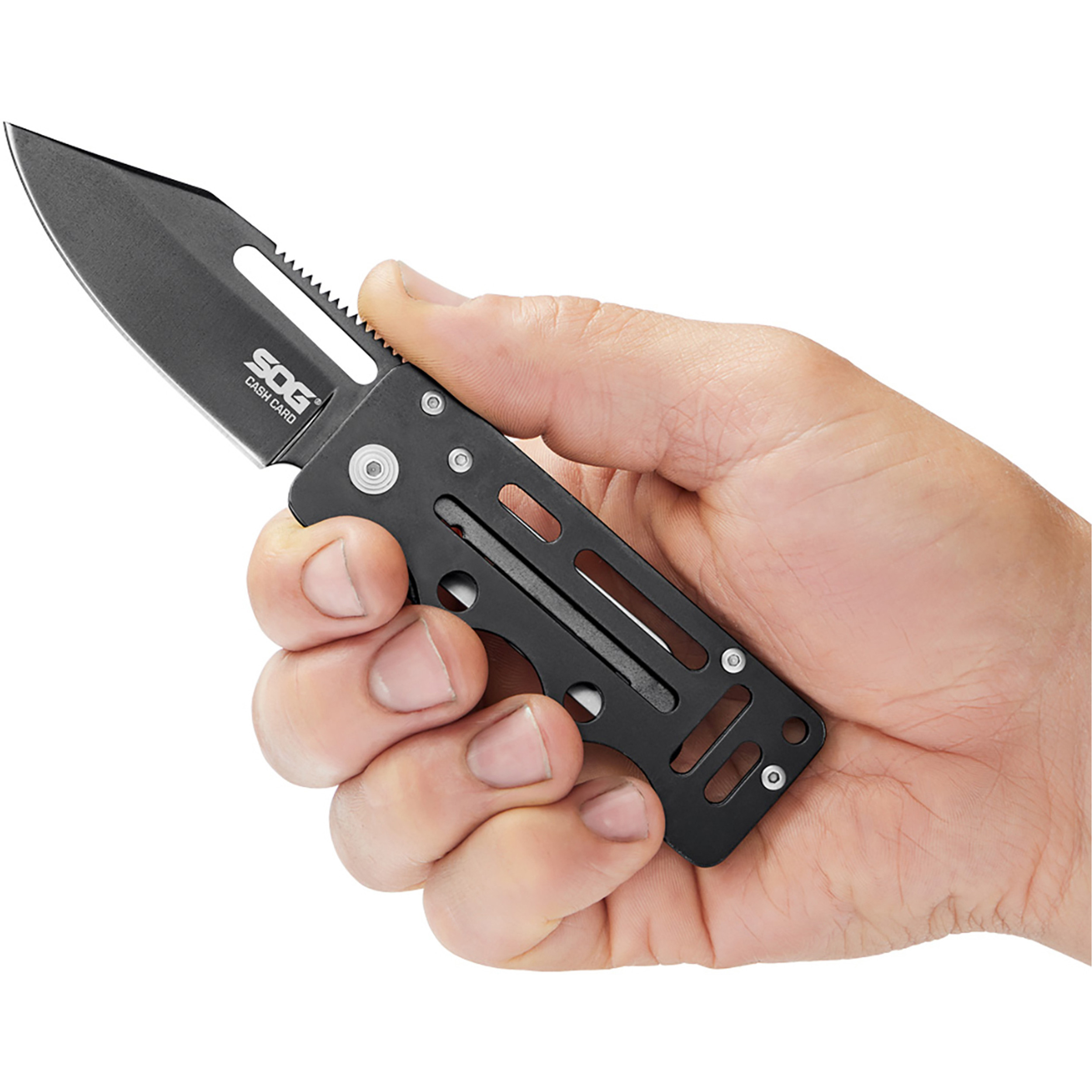 Складной нож SOG Cash Card Black (EZ4-CP)