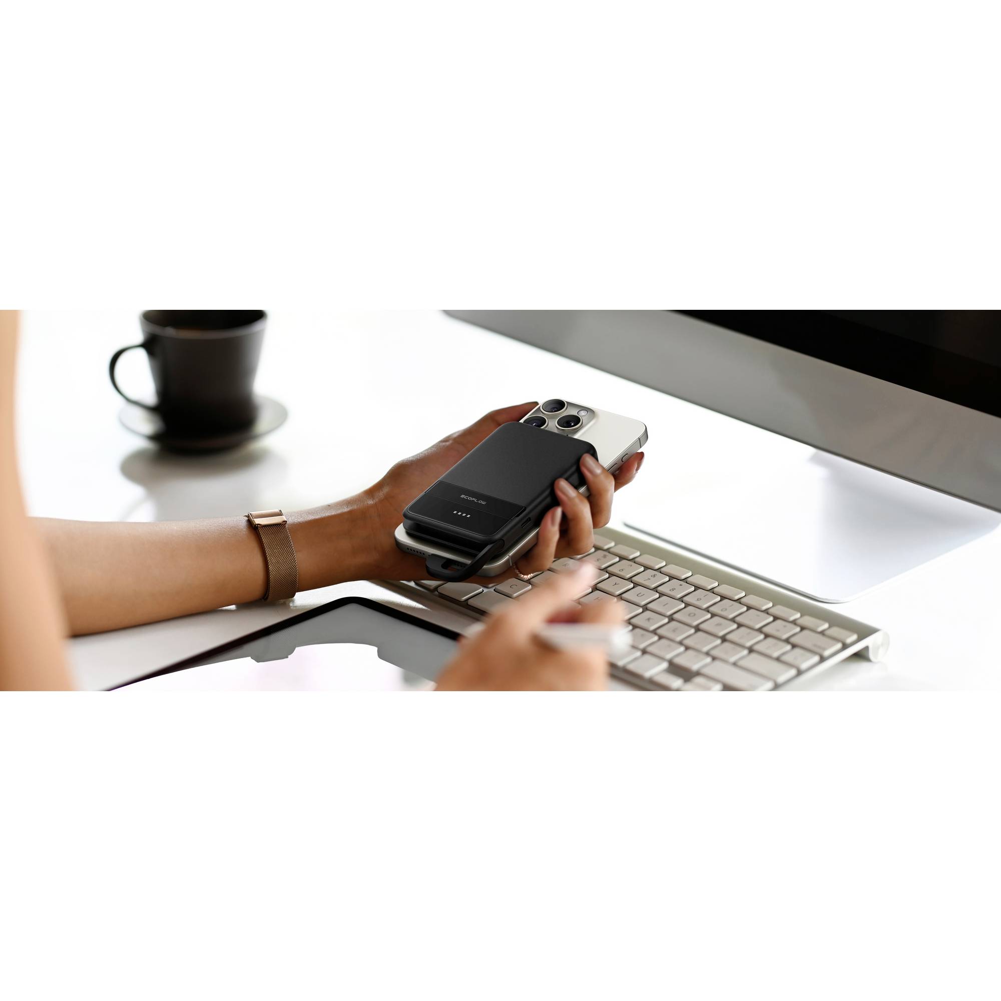 Повербанк MagSafe ECOFLOW RAPID Magnetic Power Bank 30W 5000mAh Black