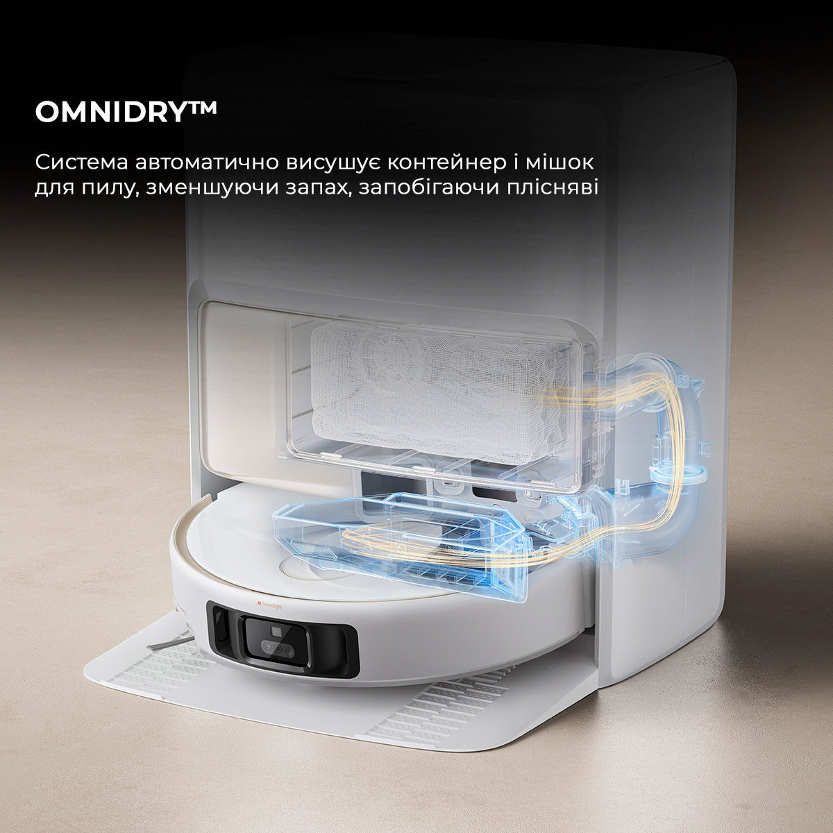Робот-пилосос MOVA V50 Ultra Complete White (RLV72LE-1)