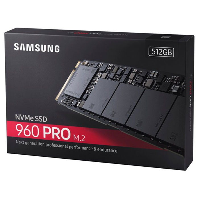 SSD диск SAMSUNG 960 Pro 512GB M.2 NVMe (MZ-V6P512BW)