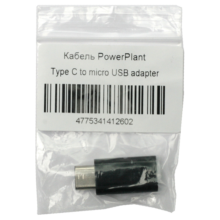 Адаптер POWERPLANT USB CM/Micro-BF (KD00AS1260)