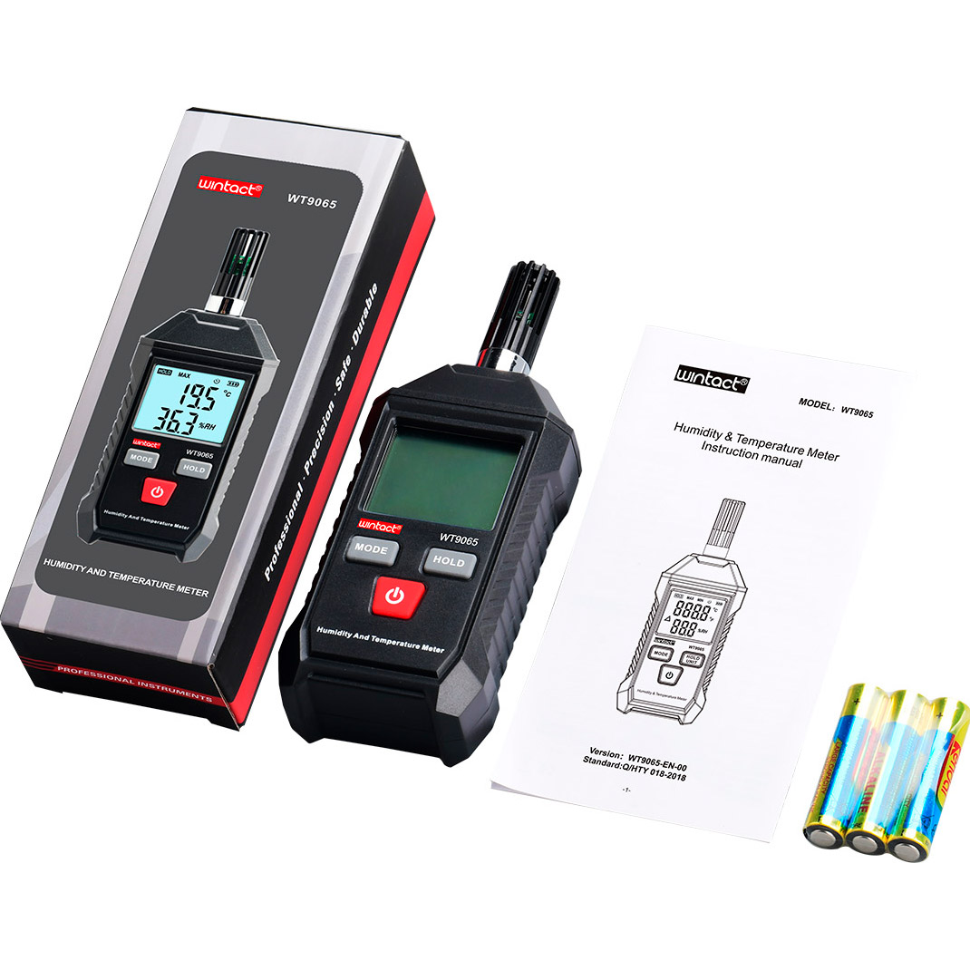 Термогигрометр WINTACT WT9065