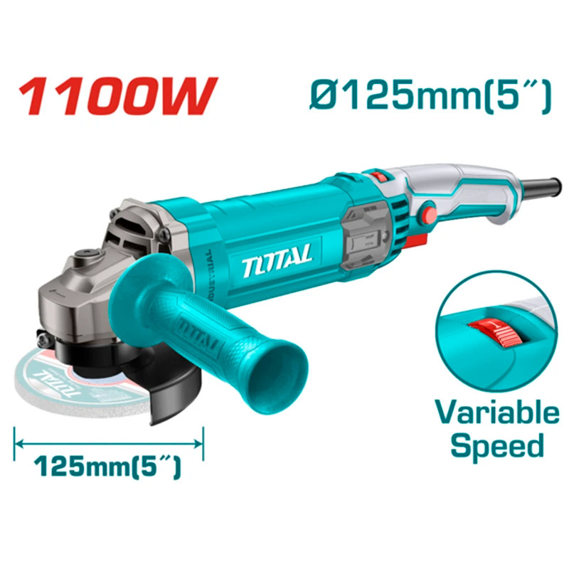Кутова шліфувальна машина TOTAL TG11012556