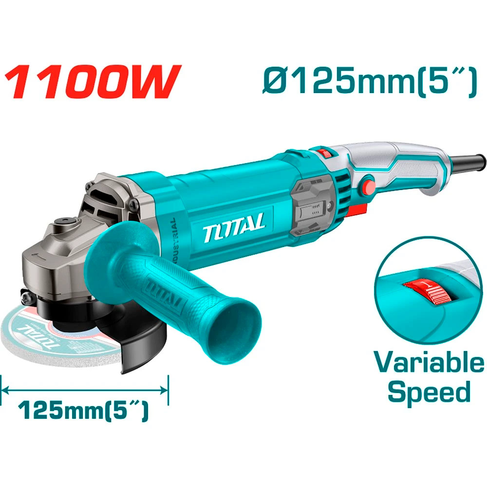 Кутова шліфувальна машина TOTAL TG110125565