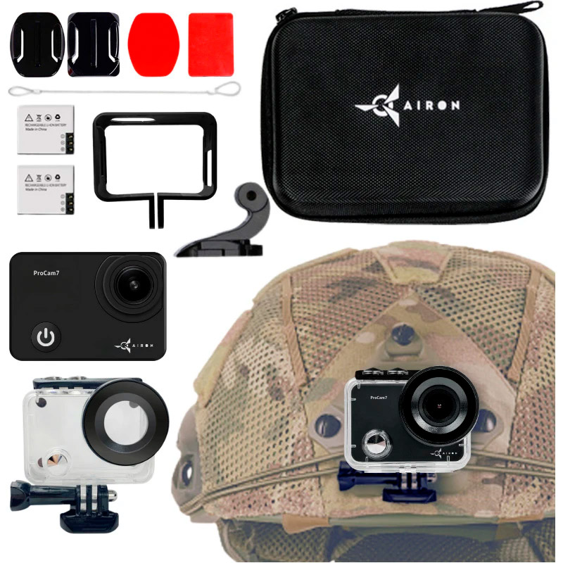 Екшн-камера AIRON ProCam 7 Black із комплектом аксесуарів (4822356754511)
