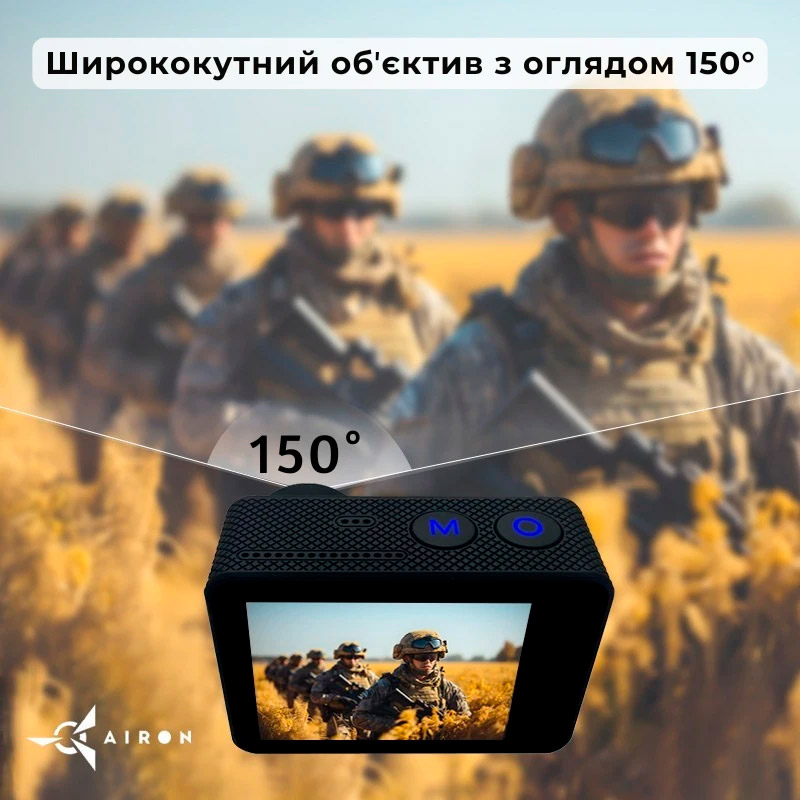Екшн-камера AIRON ProCam 7 Black із комплектом аксесуарів (4822356754511)