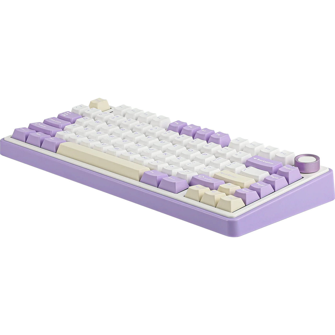 Клавіатура бездротова AULA F75 Gasket Leobog Reaper Switch Purple (6978080501479)