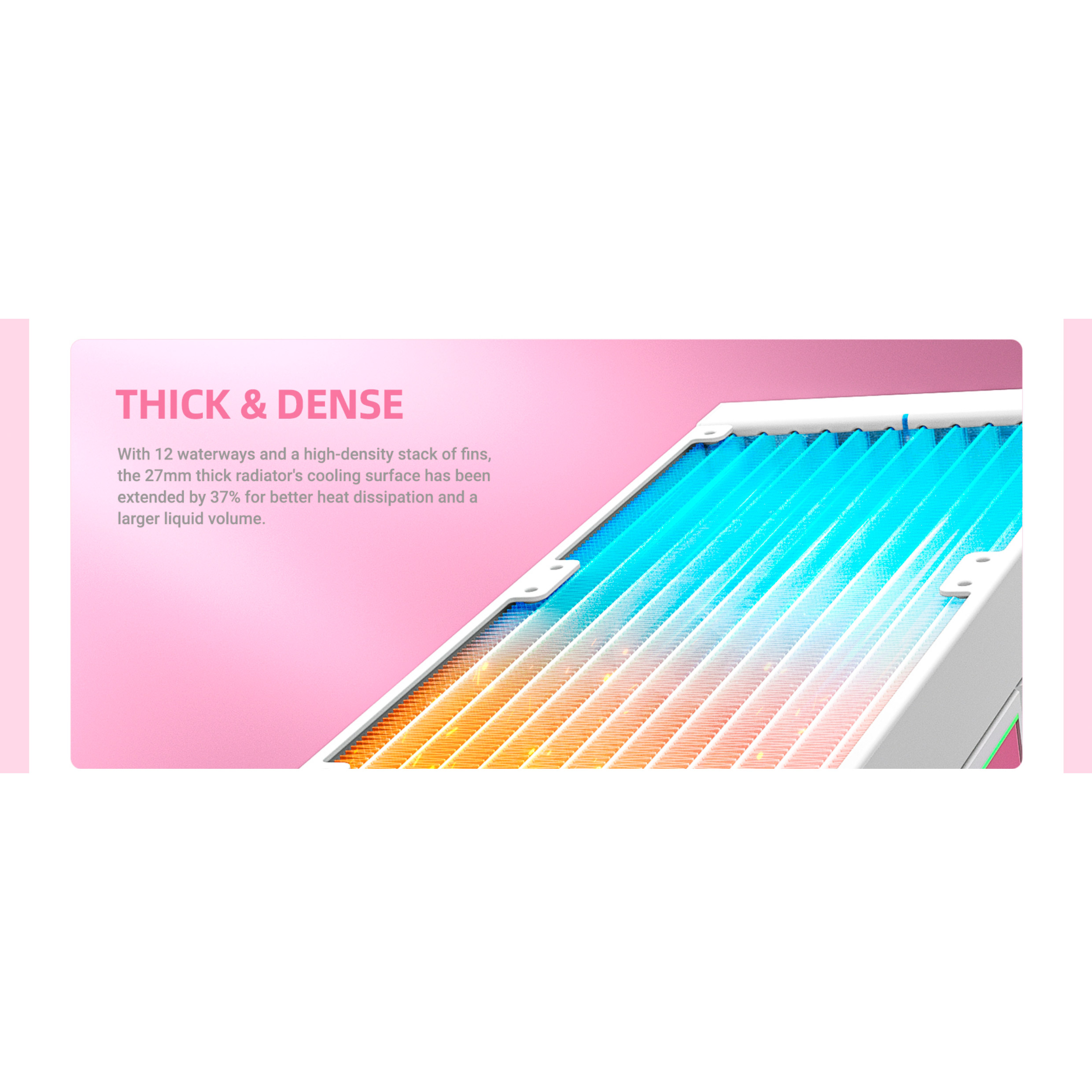 Система водяного охлаждения ID-COOLING FX360 INF Pink