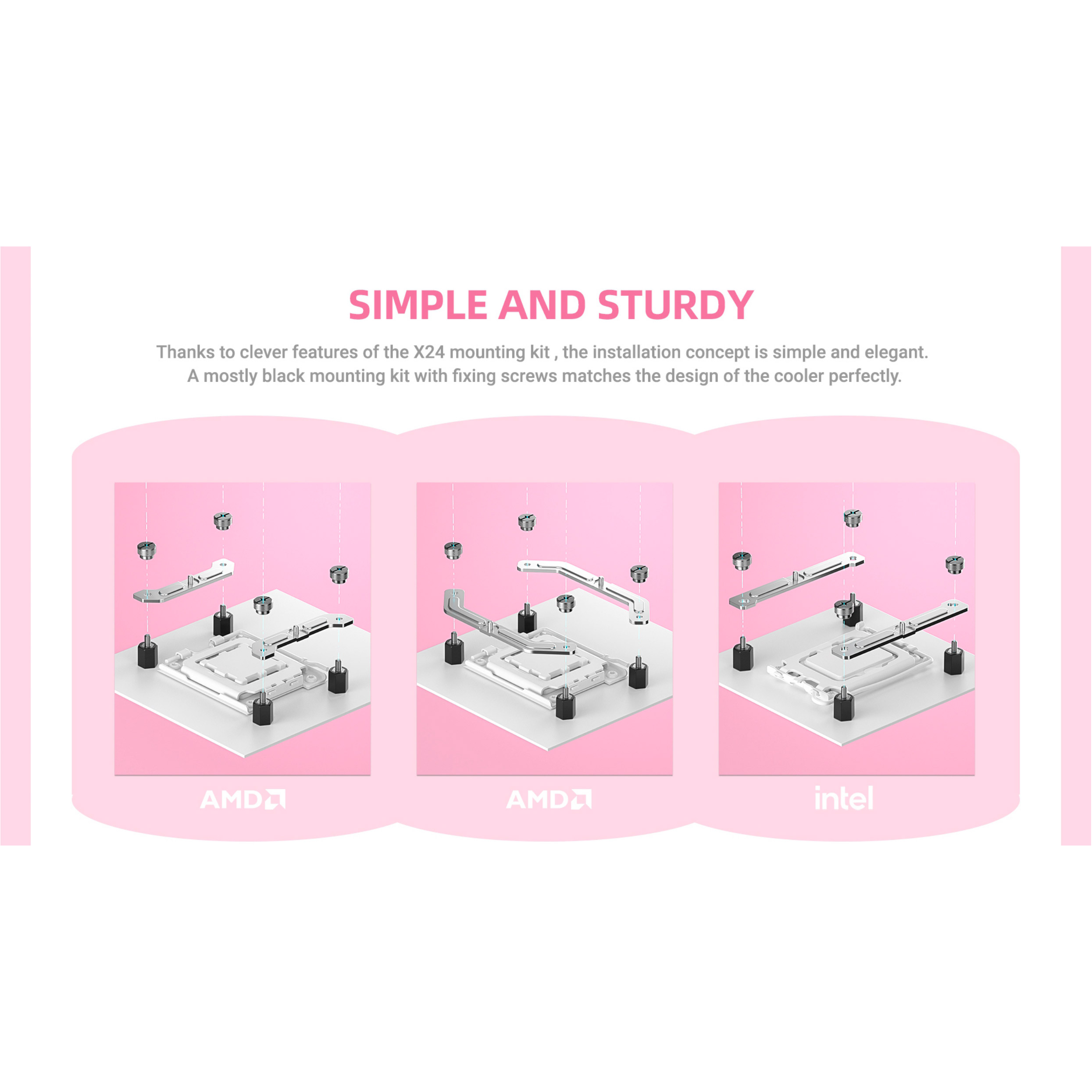 Система водяного охлаждения ID-COOLING FX360 INF Pink