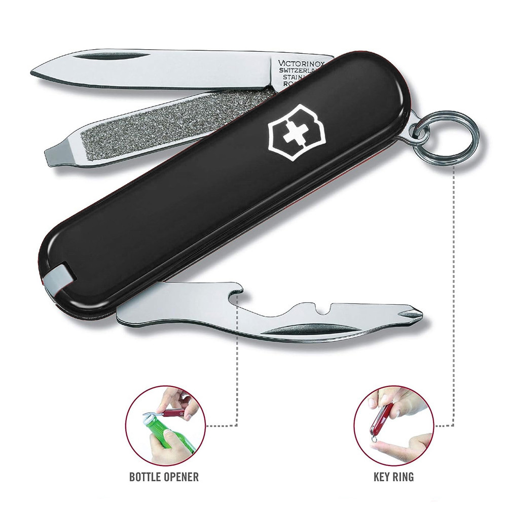 Швейцарський ніж VICTORINOX Rally Black (0.6163.3)