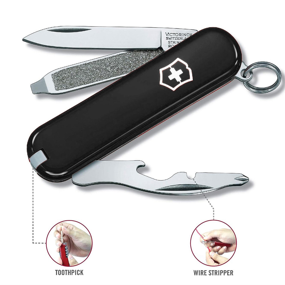 Швейцарський ніж VICTORINOX Rally Black (0.6163.3)