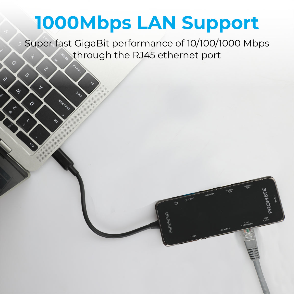 Порт-репликатор PROMATE Primehub-Pro 11-in-1 Ultra-Fast Multiport USB-C Hub with 100W Power Delivery