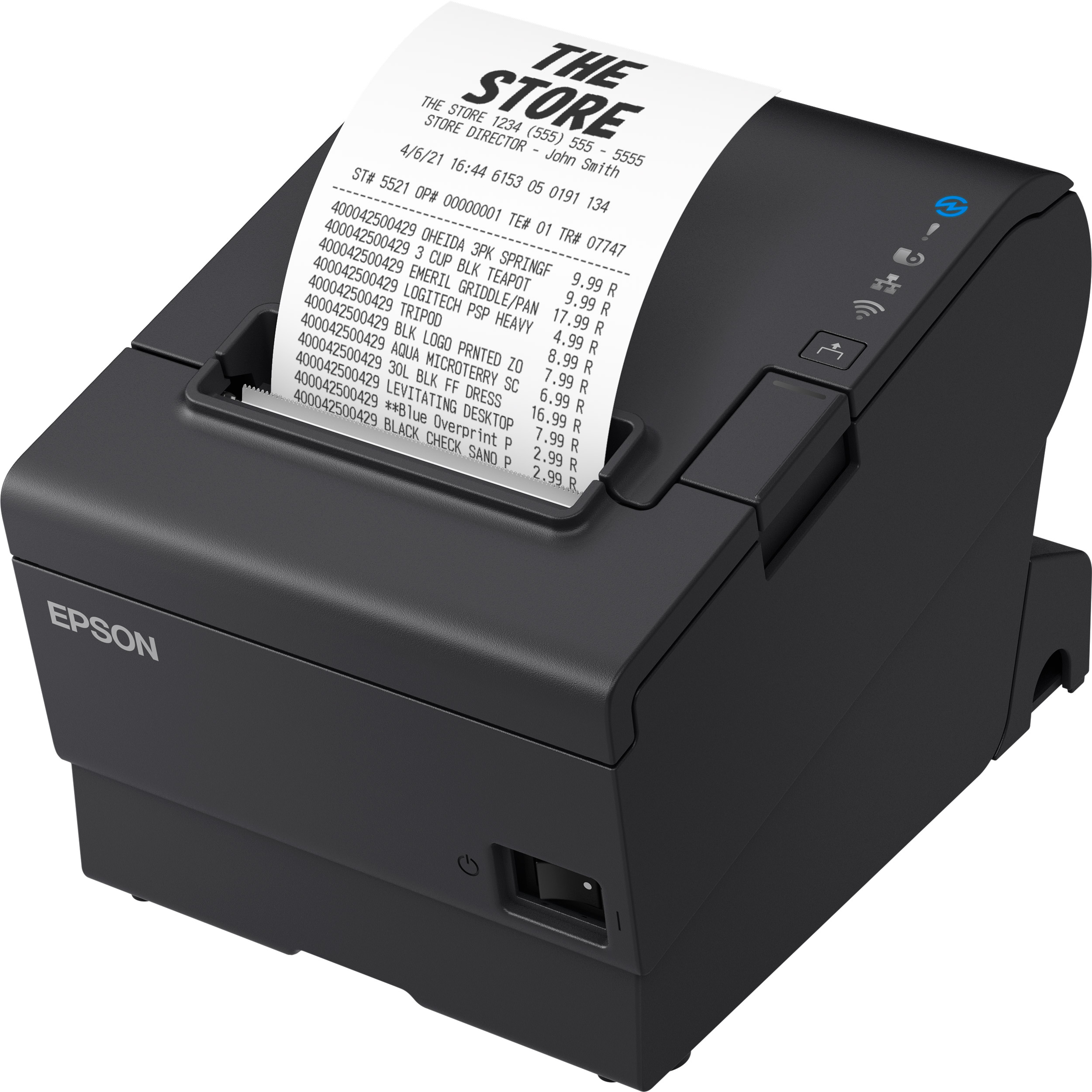 Принтер чеков EPSON TM-T88VII USB/COM/LAN (C31CJ57112)