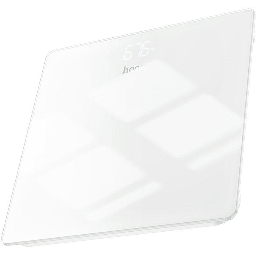 Напольные весы HOCO HI20 Hidden LED Display Weight Scale White