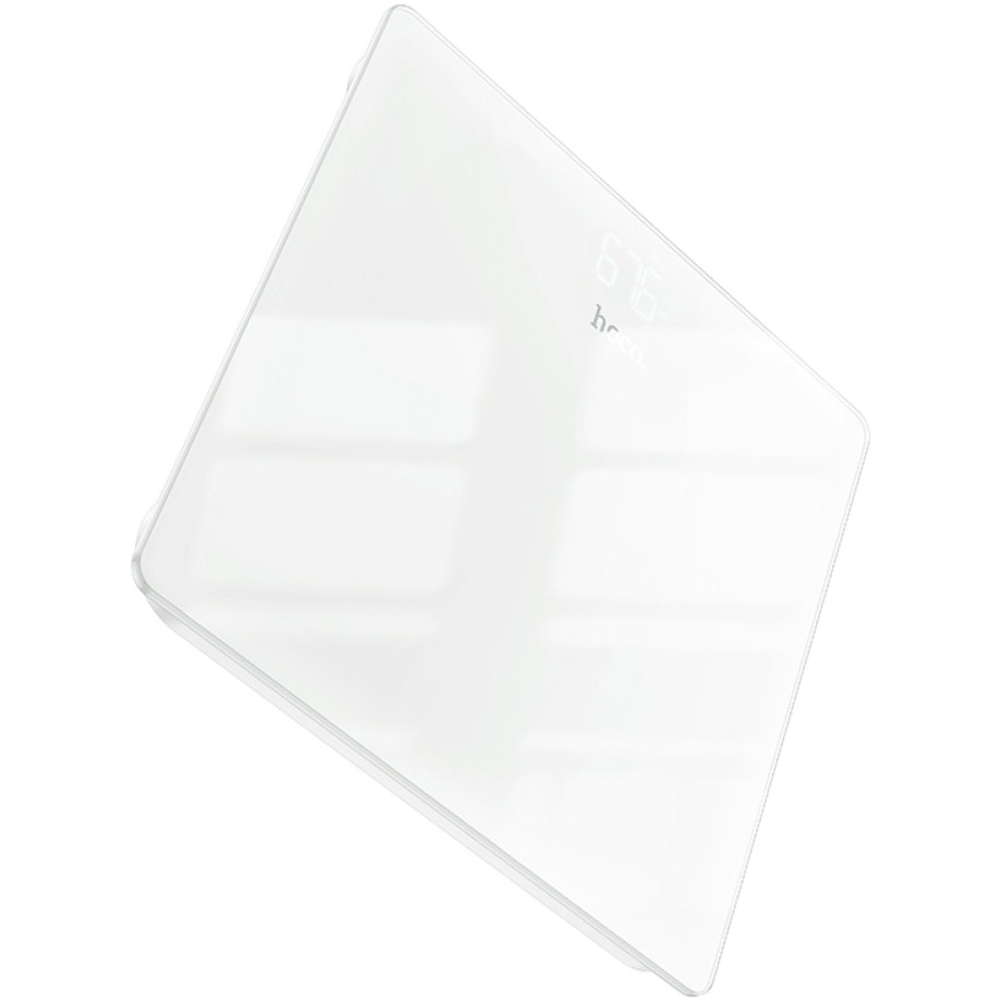 Напольные весы HOCO HI20 Hidden LED Display Weight Scale White