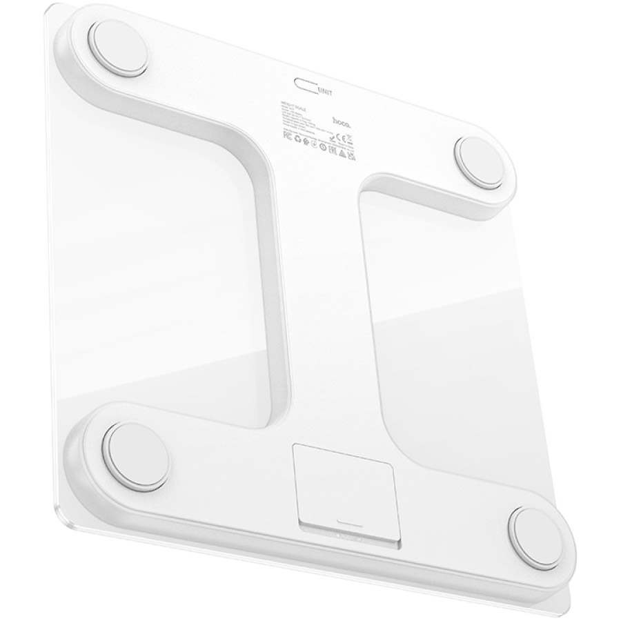Напольные весы HOCO HI20 Hidden LED Display Weight Scale White