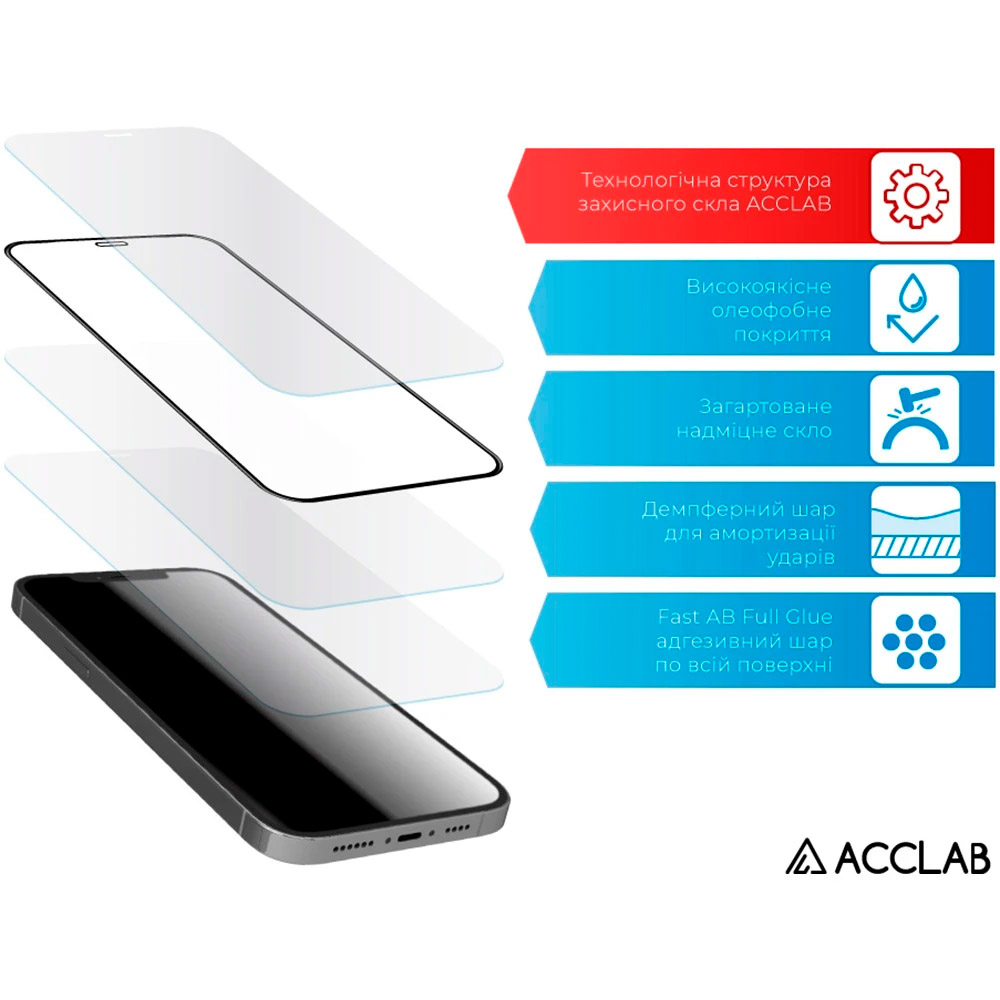 Захисне скло ACCLAB Full Glue для Galaxy S24 FE