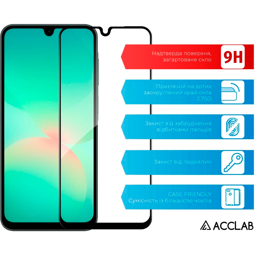 Захисне скло ACCLAB Full Glue для Galaxy A26