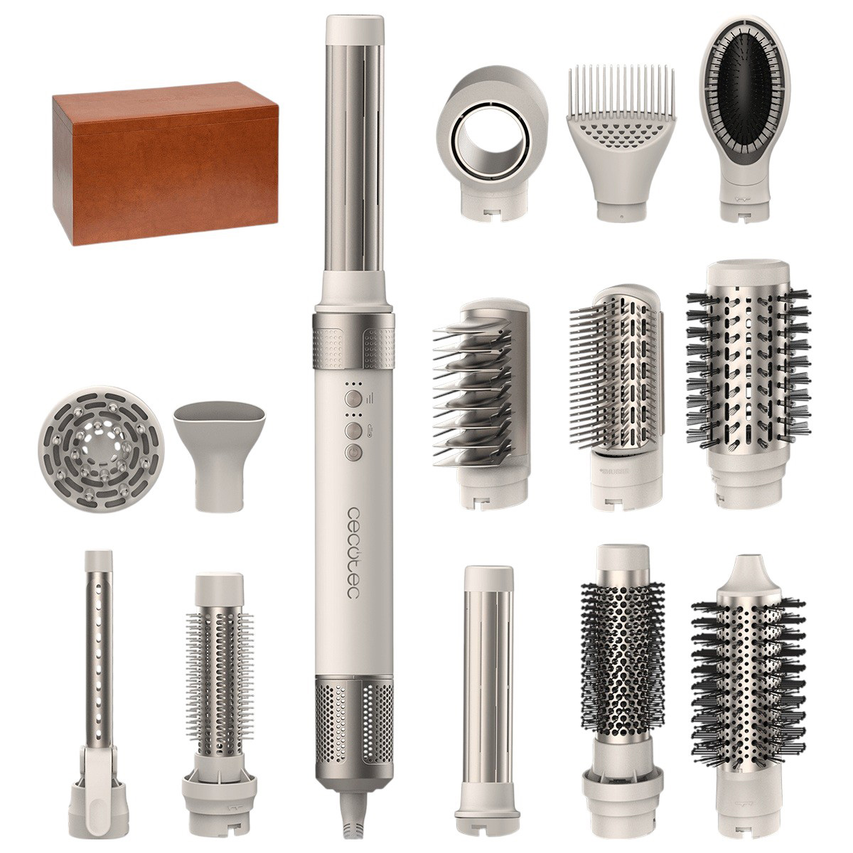 Мультистайлер CECOTEC Bamba CeramicCare 14-in-1 AirGlam Champagne (CCTC-00252)