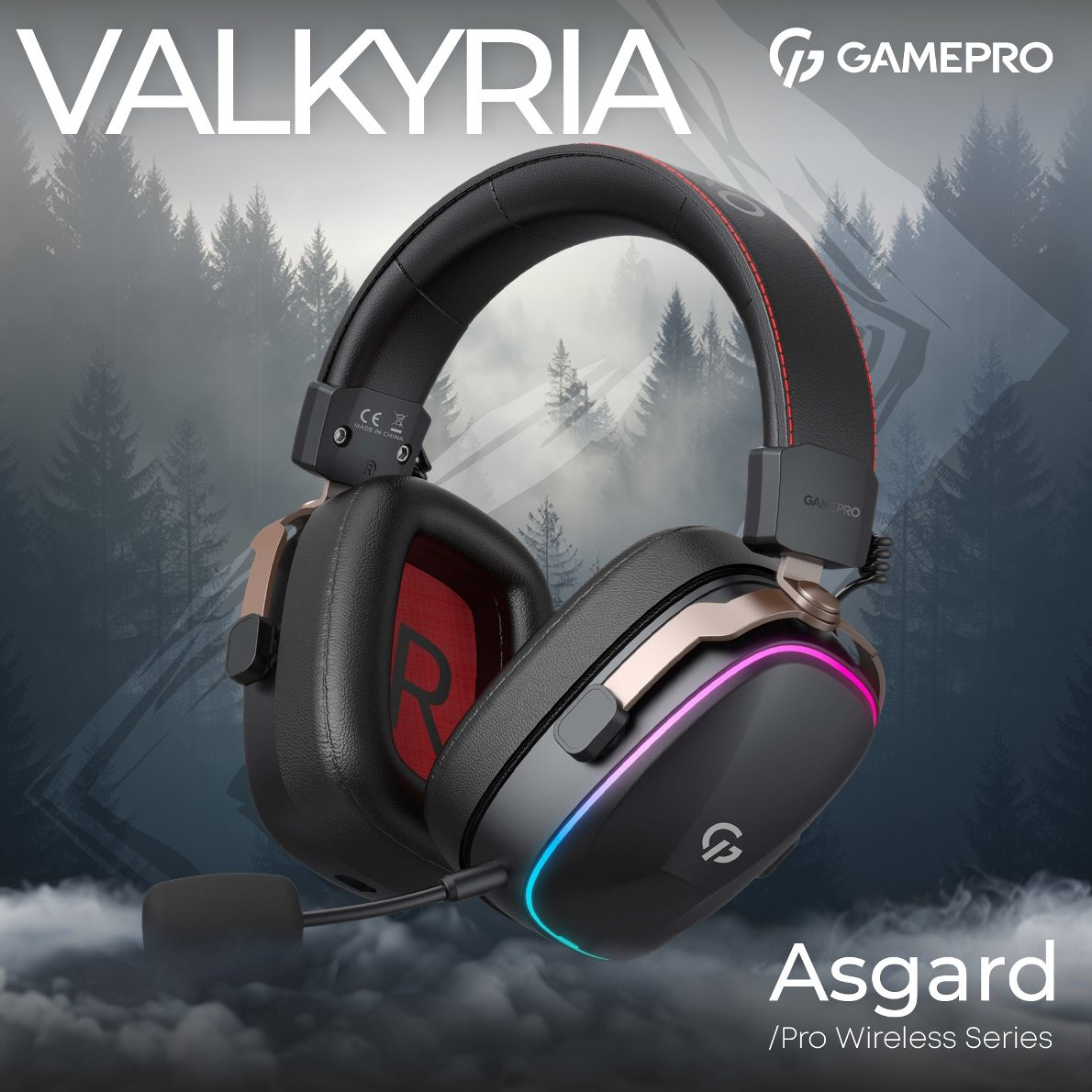 Навушники геймерскі GAMEPRO Asgard Valkyria (HSW249B)